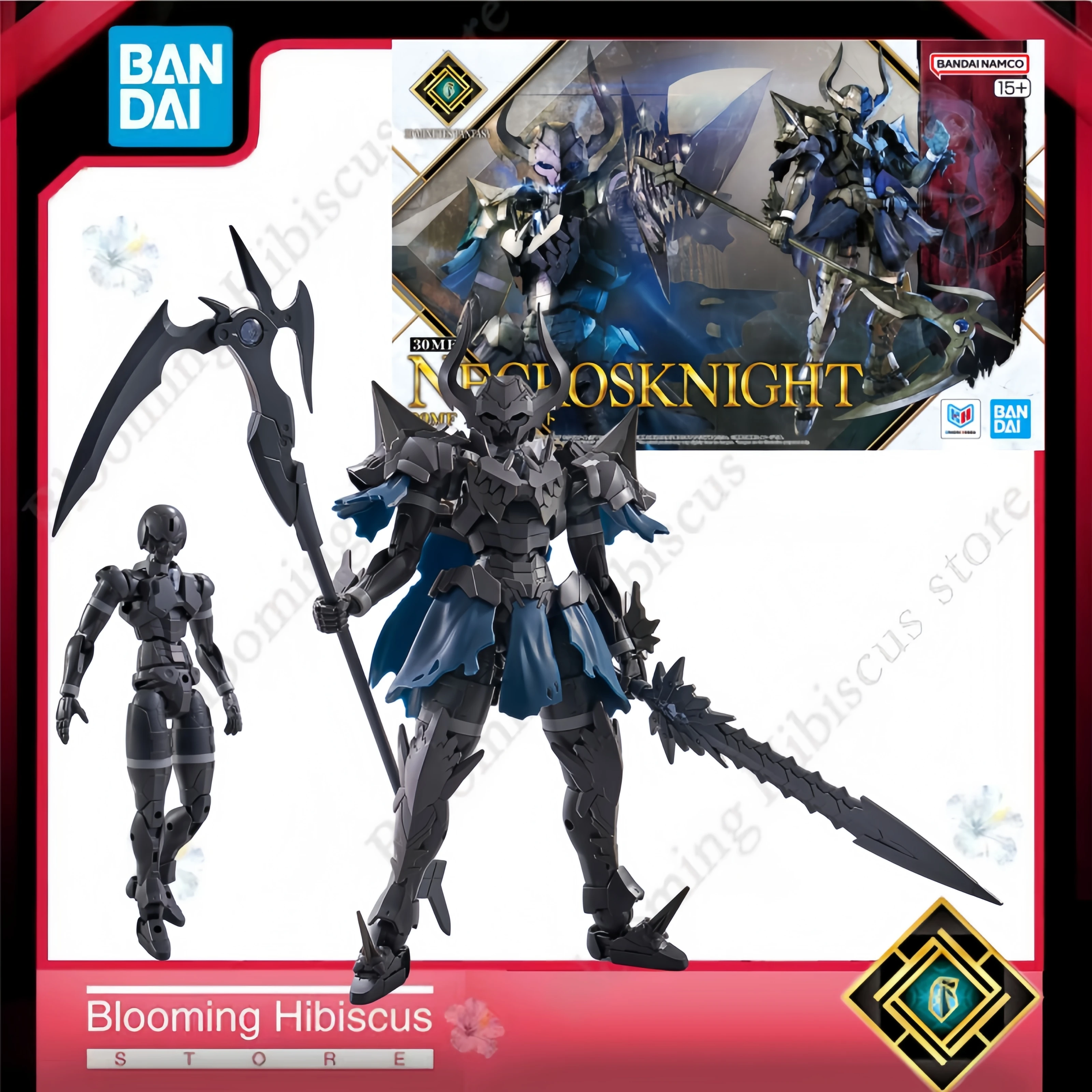 

Конструктор Bandai 30MF1/144 Necrosknight: Фантастический Меха с Высокой Подвижностью, Пластиковая Сборная Модель, Фигурка, В Наличии
