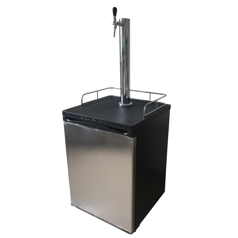 Gold Seller Automatic Digital Display Double Taps R600a Refrigerant 1 Year Warranty Beer Dispenser Draft Beer Kegerator