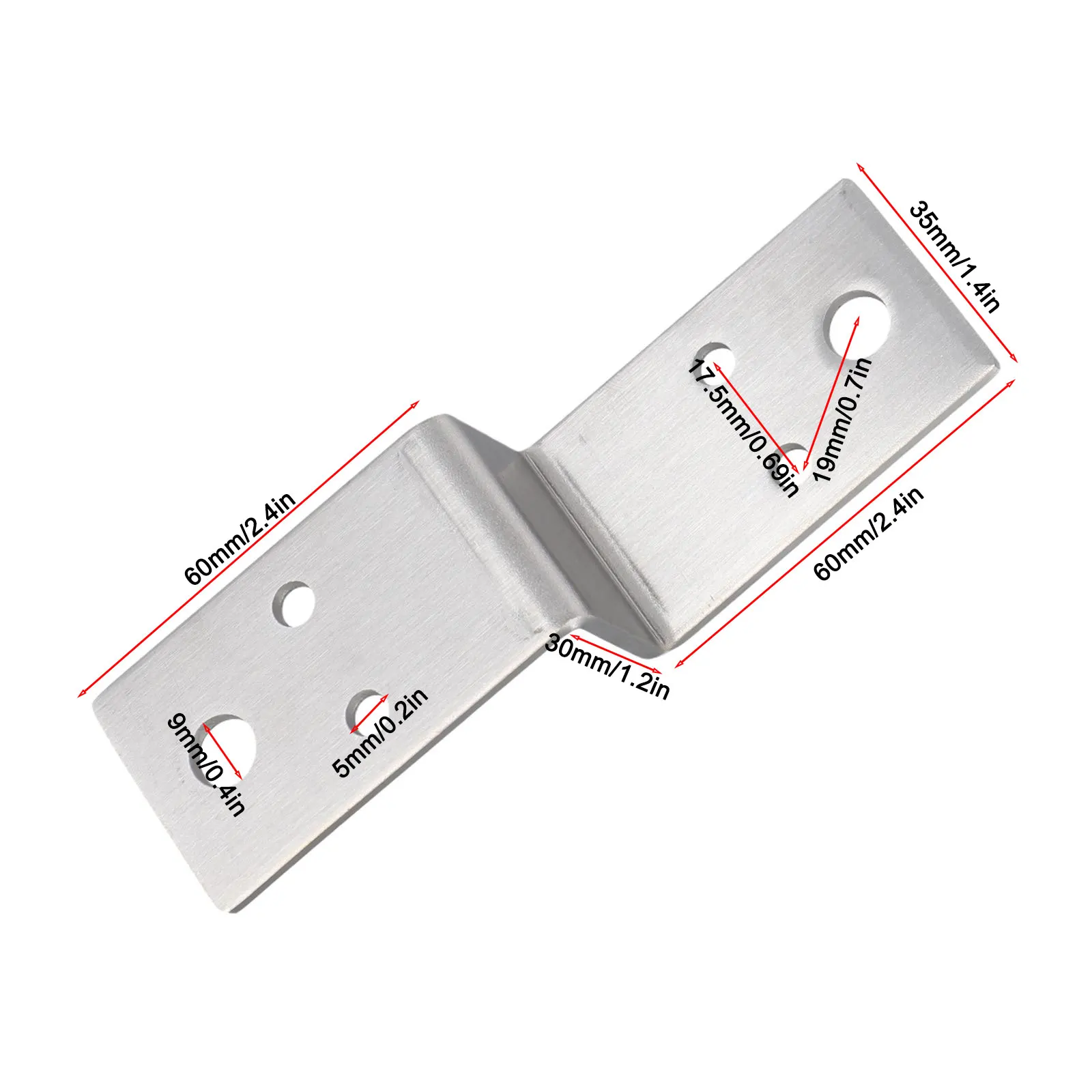 Z Shaped Corner Connector 3 35 60 20mm 3 35 60 30mm 3 35 60 40mm Stainless Steel Thickened Not Easy To Oxidize