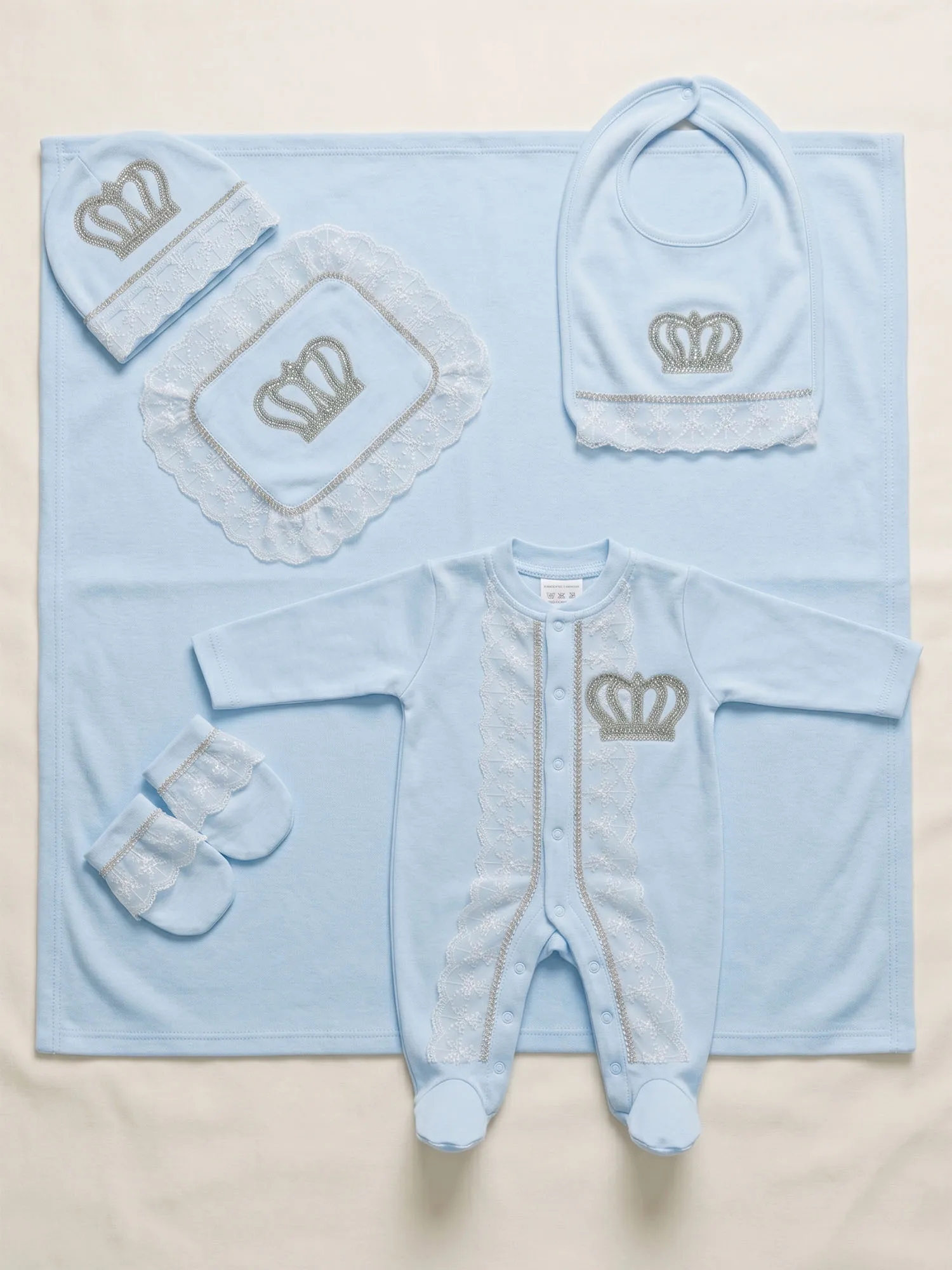 soft-low-saturation-light-blue-cotton-newborn-ceremony-outfit-heavy-crown-decor-infant-full-month-clothing-set