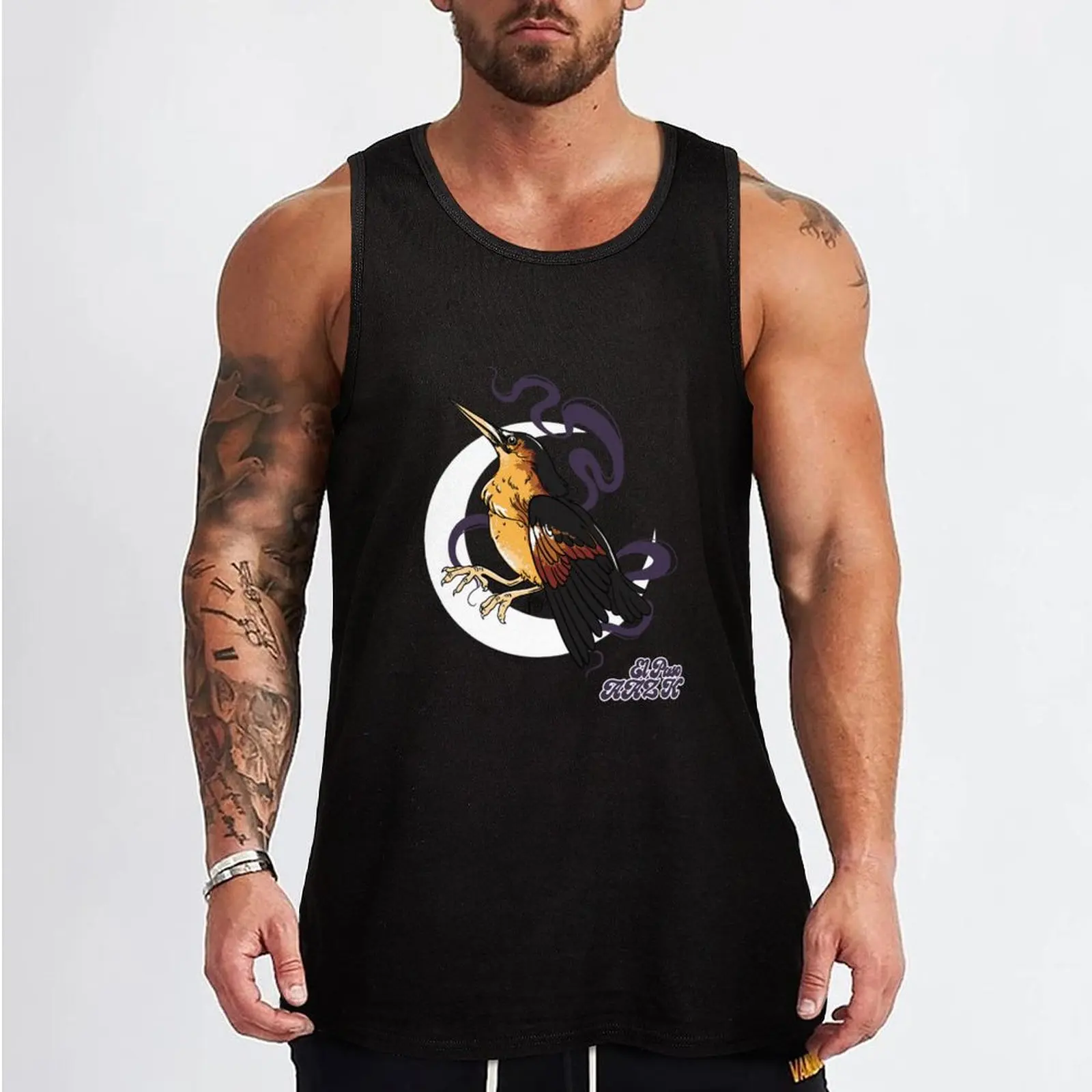 Spooky - Least Bittern by @chorizobaby Tank Top Top Gym T-shirts for men