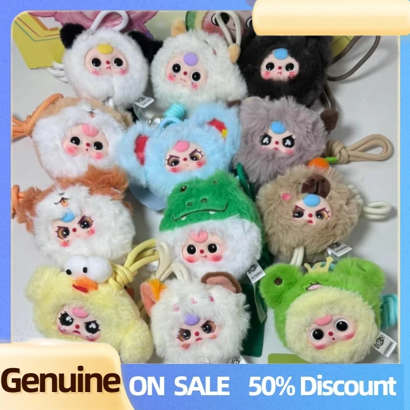 

Genuine Baby Three Phone Lanyard Series Vinyl Face Doll Blind Box Cute Figure Bag Pendant Collection Cute Pendant Decor Toy Gift