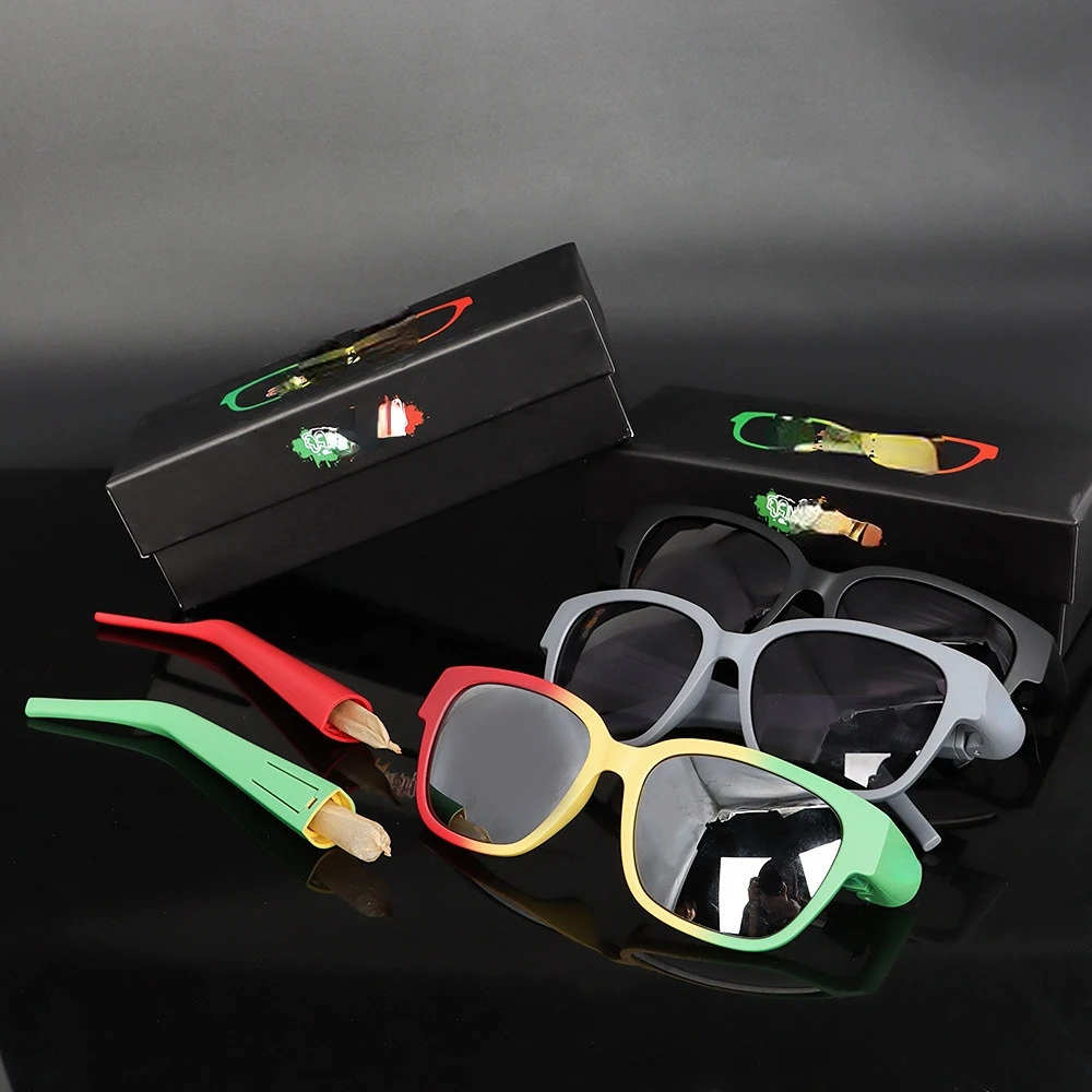 02 Hidden Sunglasses Anti-Search Portable Pod Paper Storage Moisture-proof Rain Tube Secret Gadget Lighters Smoking 2024