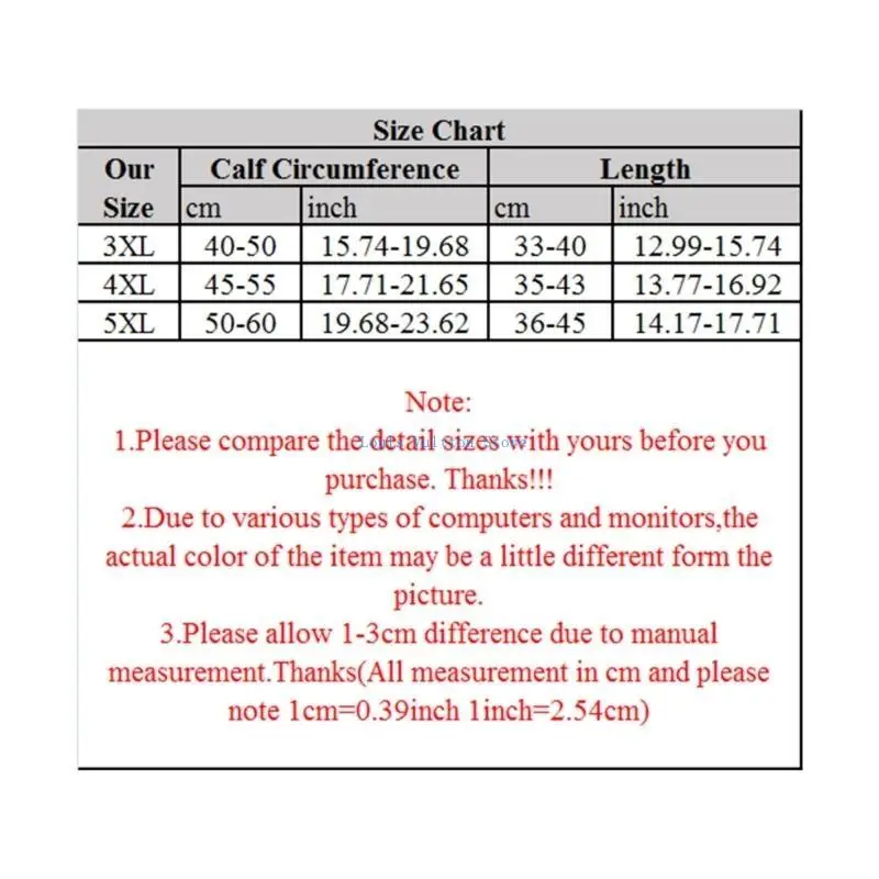 L5YB جوارب ضغط كبيرة الحجم واسعة العجل الركبة عالية دعم جوارب للنساء والرجال الممرضات تشغيل السفر الحوامل #6