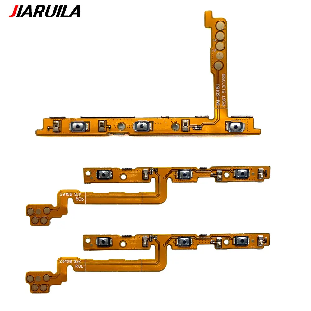 For Samsung S23 PLus S23 Ultra S23  Power On Off Volume Side Button Key Flex Cable Replacement Parts