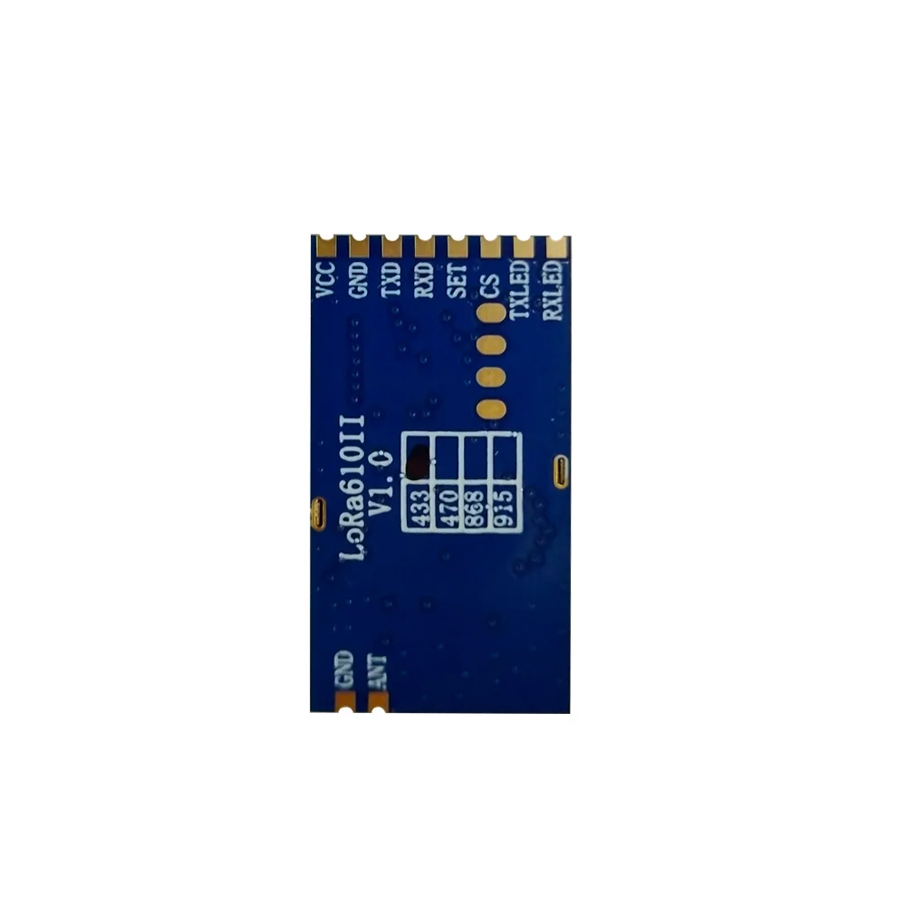 

2PCS LoRa610II 160mW Low Current LLCC68 Mesh Network AES128 Encryption TTL Uart Interface 433MHz RF LoRa Module