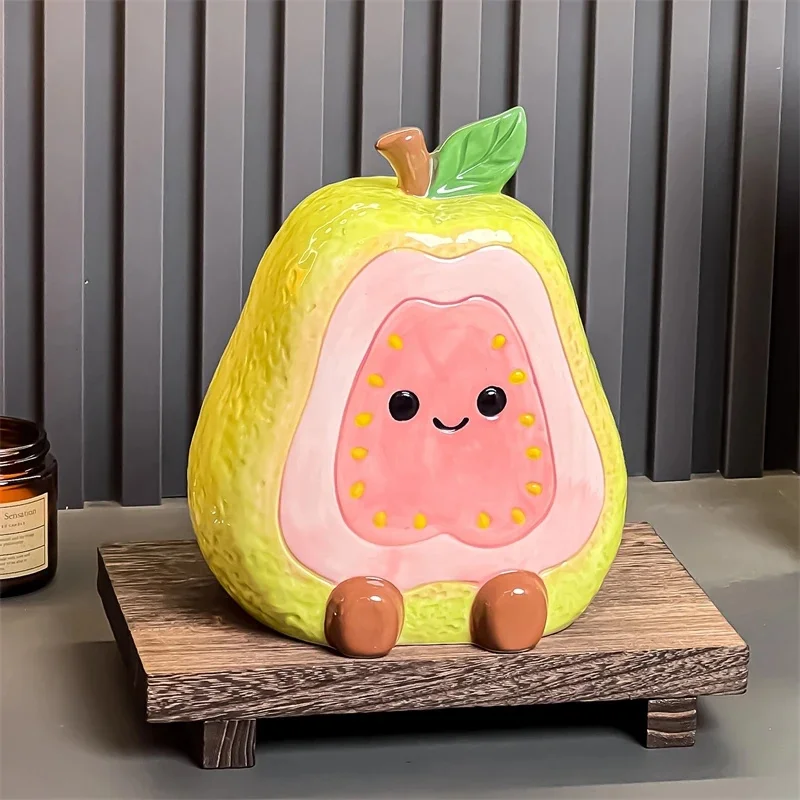 

Декоративная коробка для салфеток Guava, милый домашний декор для гостиной, журнального столика, элегантный органайзер, подарок для женщин и подростков