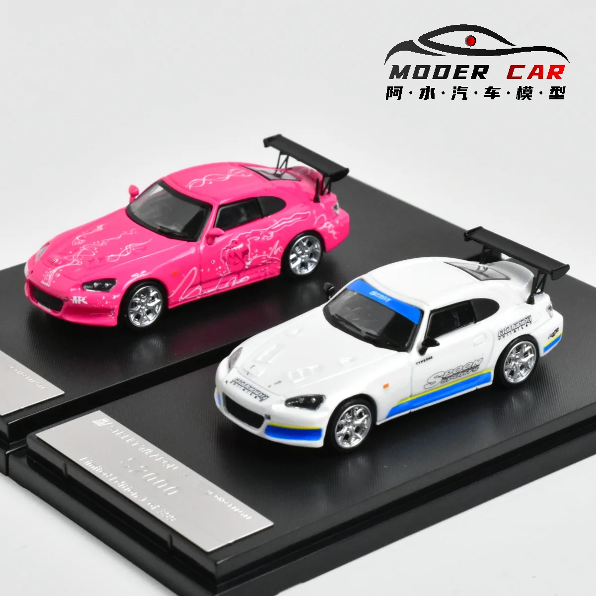 SW 1:64 S2000 spoon Diecast Model Car