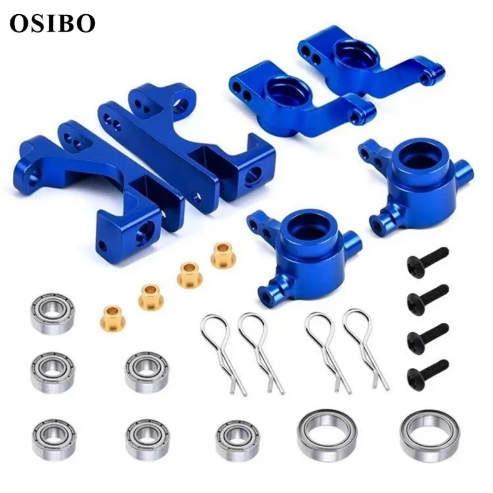 

Metal Steering Block Caster Block C-Hub Stub Axle Carrier with Ball Bearing for Traxxas Slash 4X4 1/10 RC Car Parts