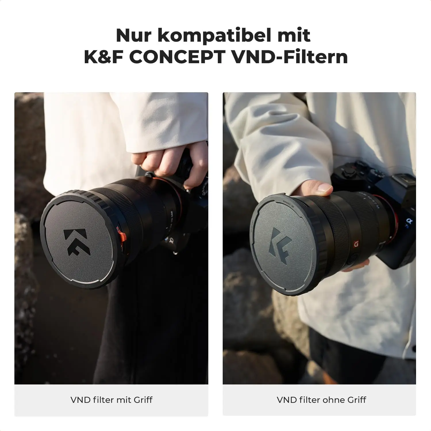 K&F CONCEPT Camera Lens Filter Cover Hood for K&F Variable Adjustable ND filter 67 72 77 82mm