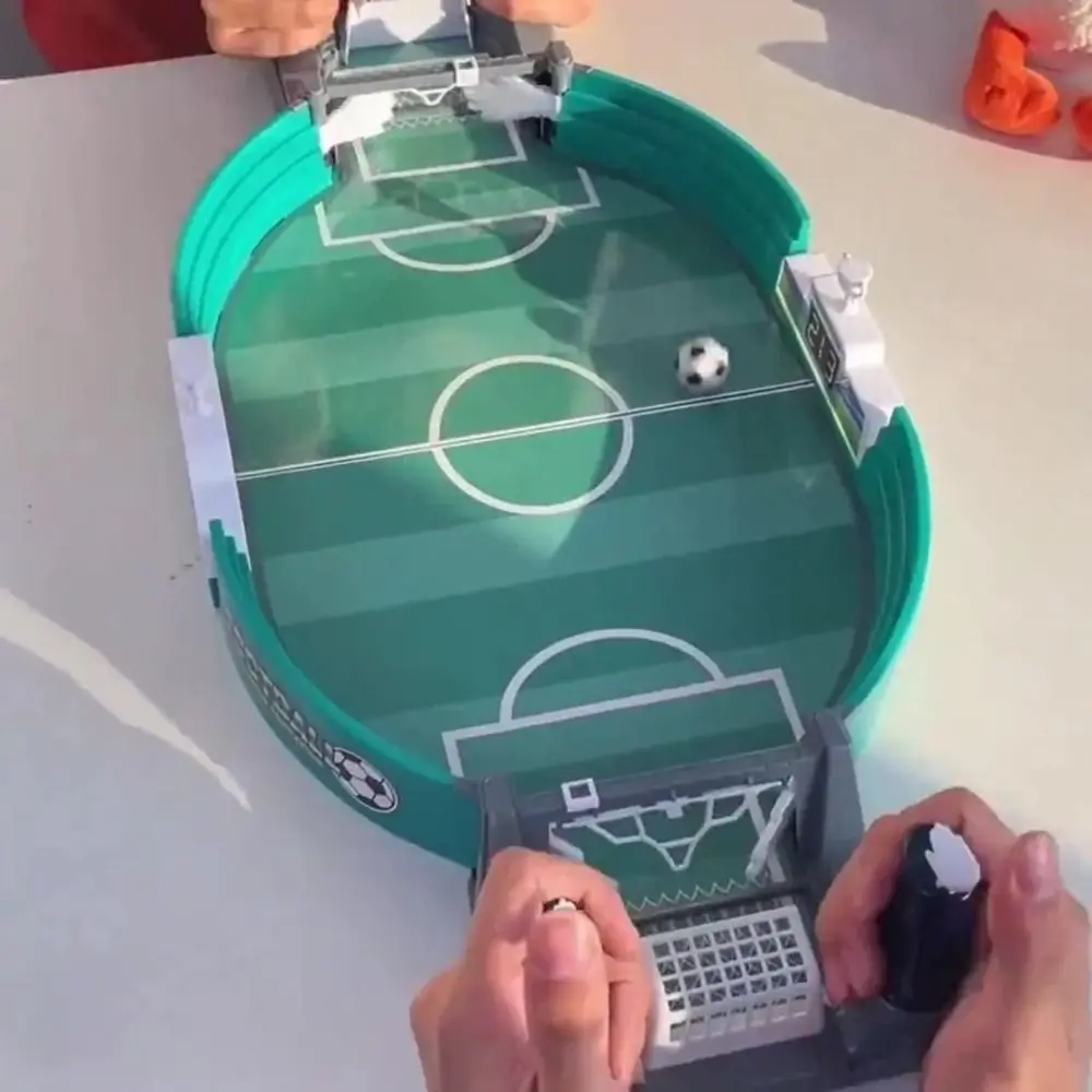 Ejection Type Table Football Board Game Competitive Educational Puzzle Intelligence Contest Party Game 2 Balls Innovation