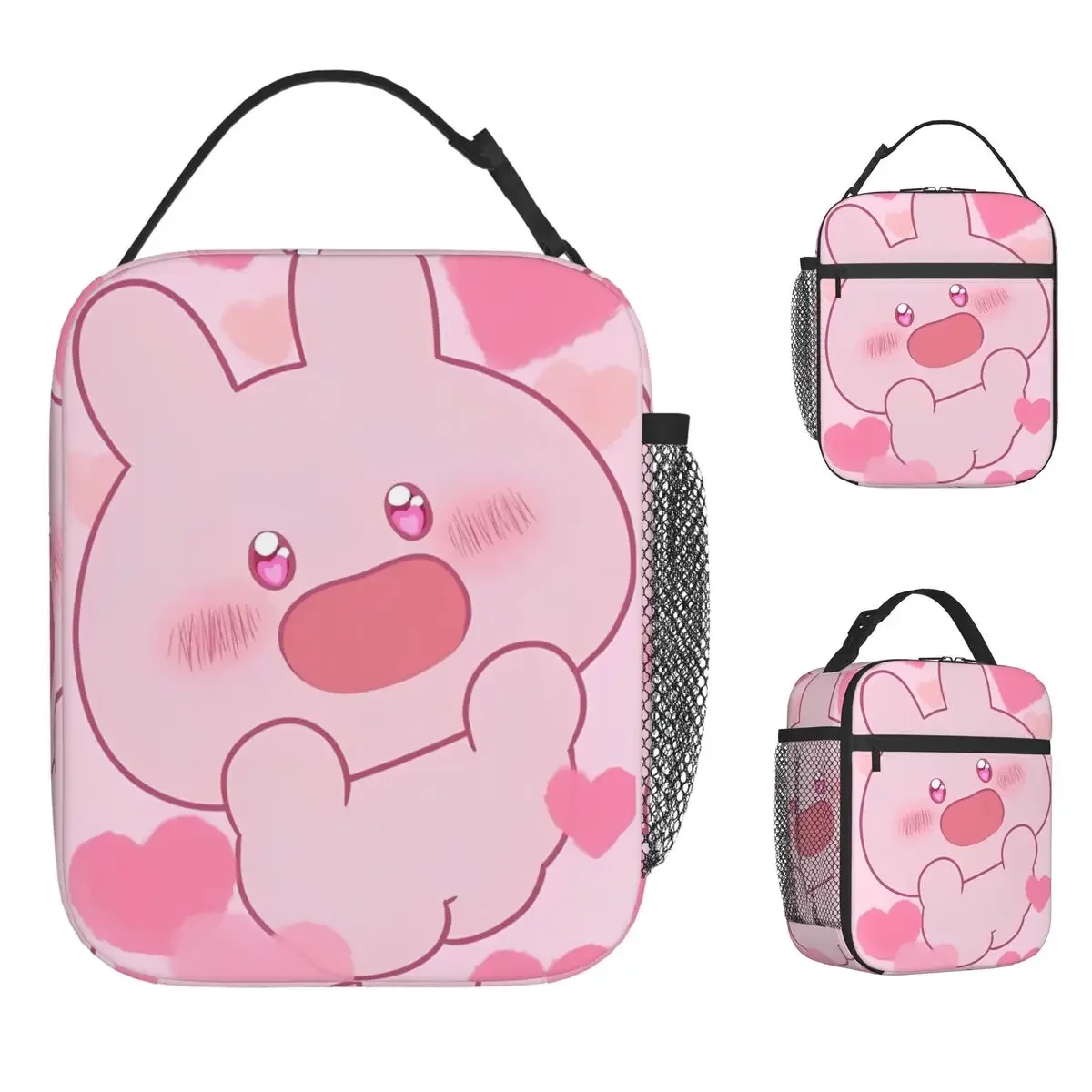 A-Asamimichaans Cute Lunch Bag Leisure School Portable Zipper Thermal Tote Handbags For Women Waterproof Custom Cooler Bag