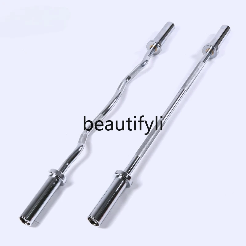 

Barbell, Austrian rod, electroplating, bell rod, weightlifting straight rod curved rod large hole