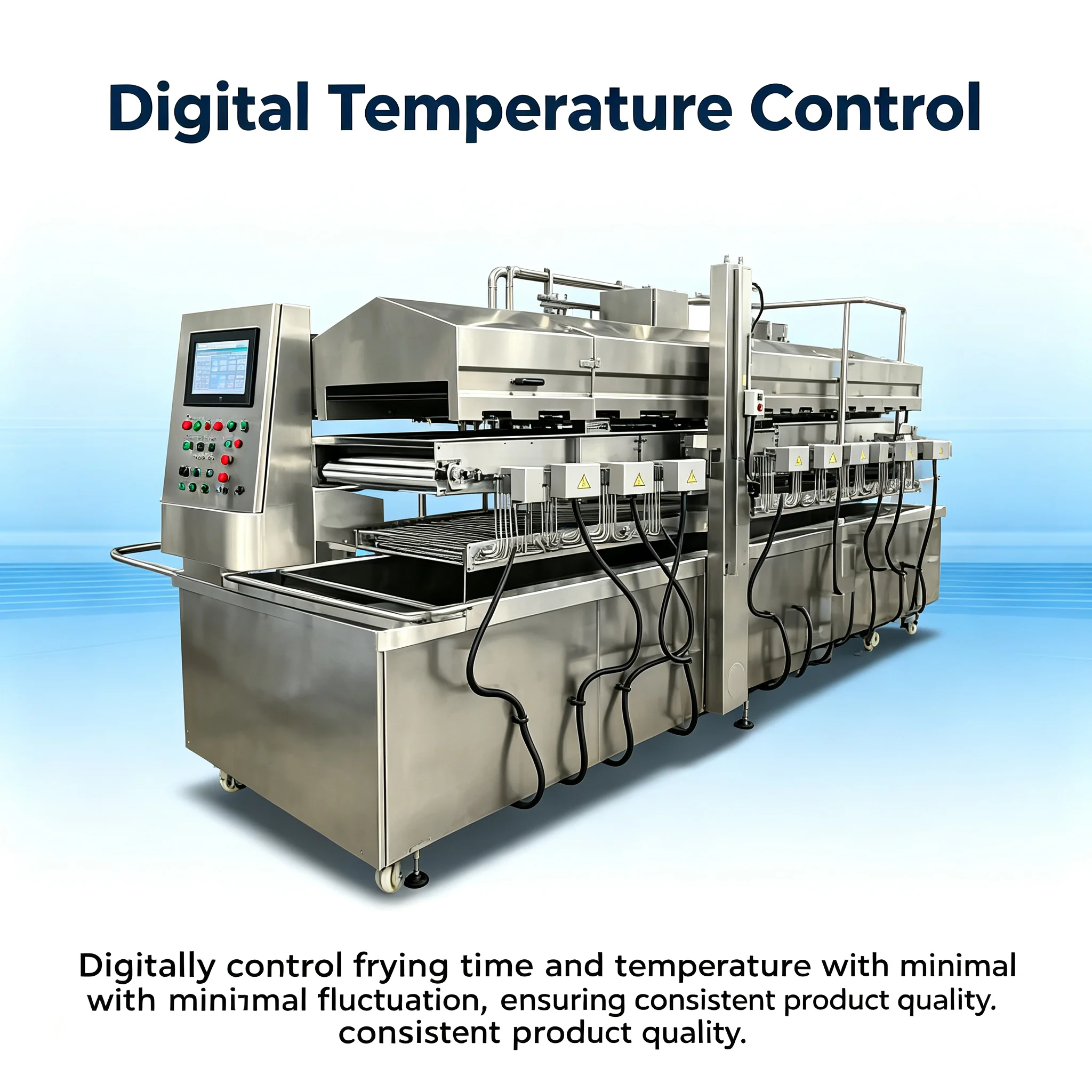 Auto Sediment Removal Frying Production Machine Reduce Oil Acid Value For Poultry Snack Processing Customized