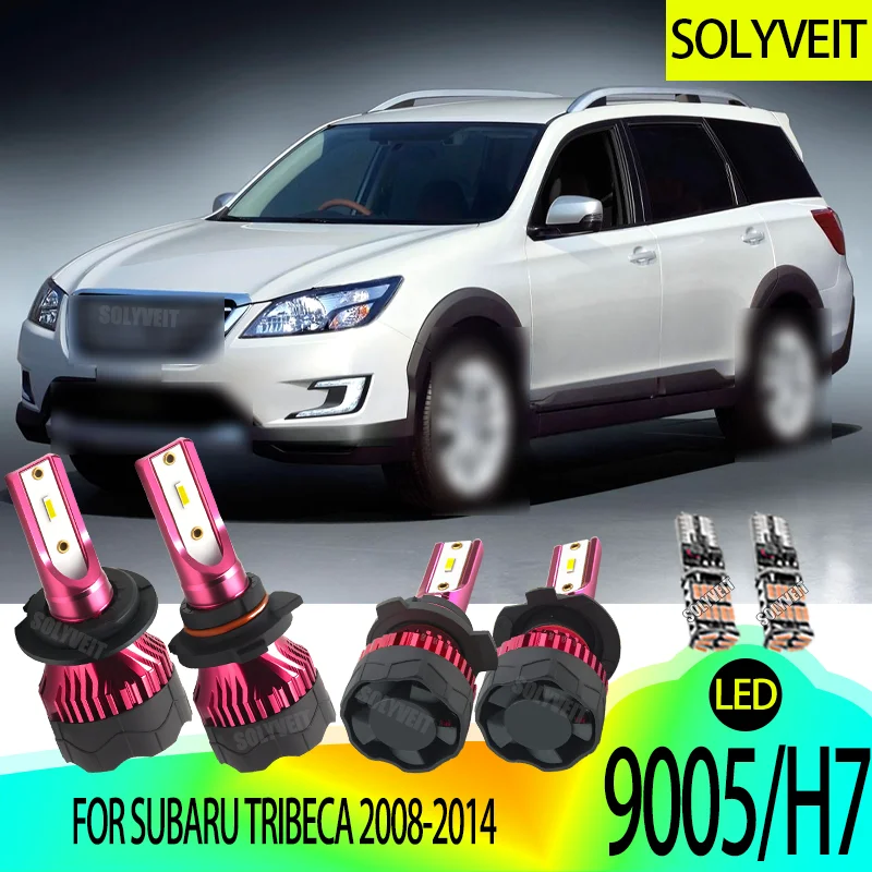 

High Reliability LED Headlight hb3 9005 High h7 477 Low Conversion Kit For Subaru Tribeca 2008 2009 2010 2011 2012 2013 2014
