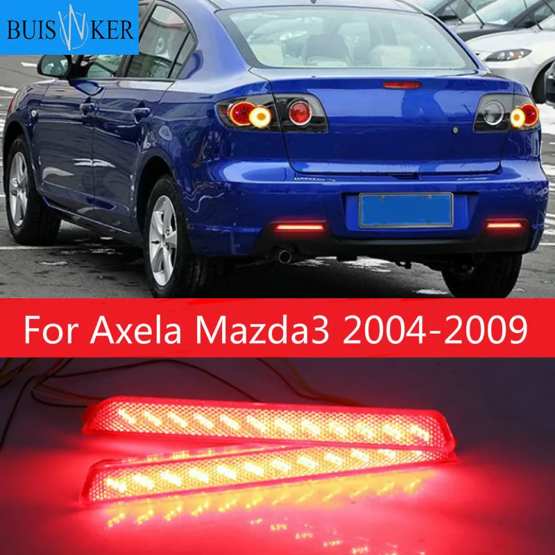 

For Mazda For Axela Mazda3 2004 2005 2006 2007 2008 2009 Rear Foglight Lamp Garnish Reflector Bumper Fog Lamp