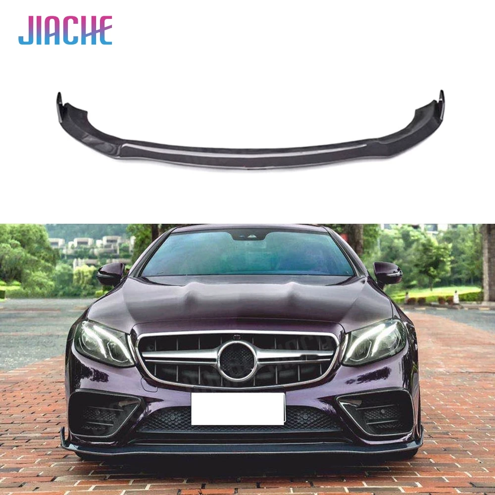 

Carbon Fiber Front Lip Spoiler For Mercedes Benz E Class C238 Sport Coupe 2017-2019 FRP Head Bumper Chin Shovel Car Styling