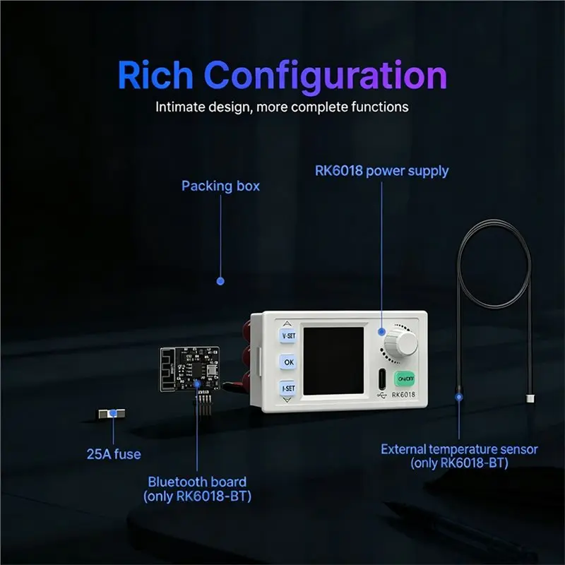 ABMH-Power Supply RK6018 60V 18A DC-DC Step Down Voltage Regulator Buck Converter Module RK6018