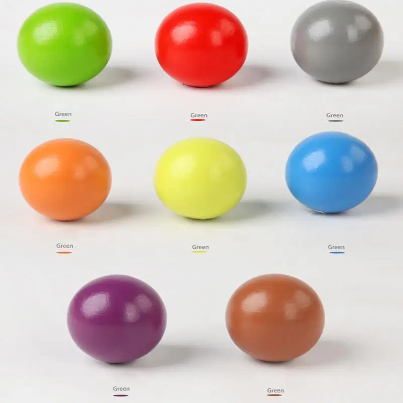 Color Sorting Balls Preschool Kindergarten Learning Activities Kids Wooden Matching Game Learning Color Sorting Toy Matching