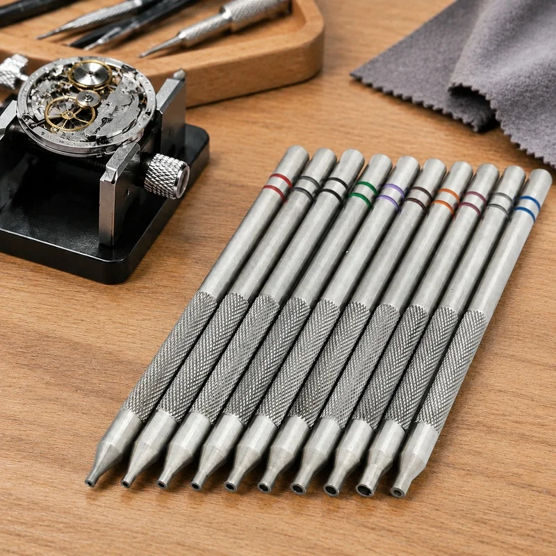 Professional Stainless Steel Tool Kit for Removing and Installing Hour, Minute, and Second Watch Hands - Precision Wristwatch