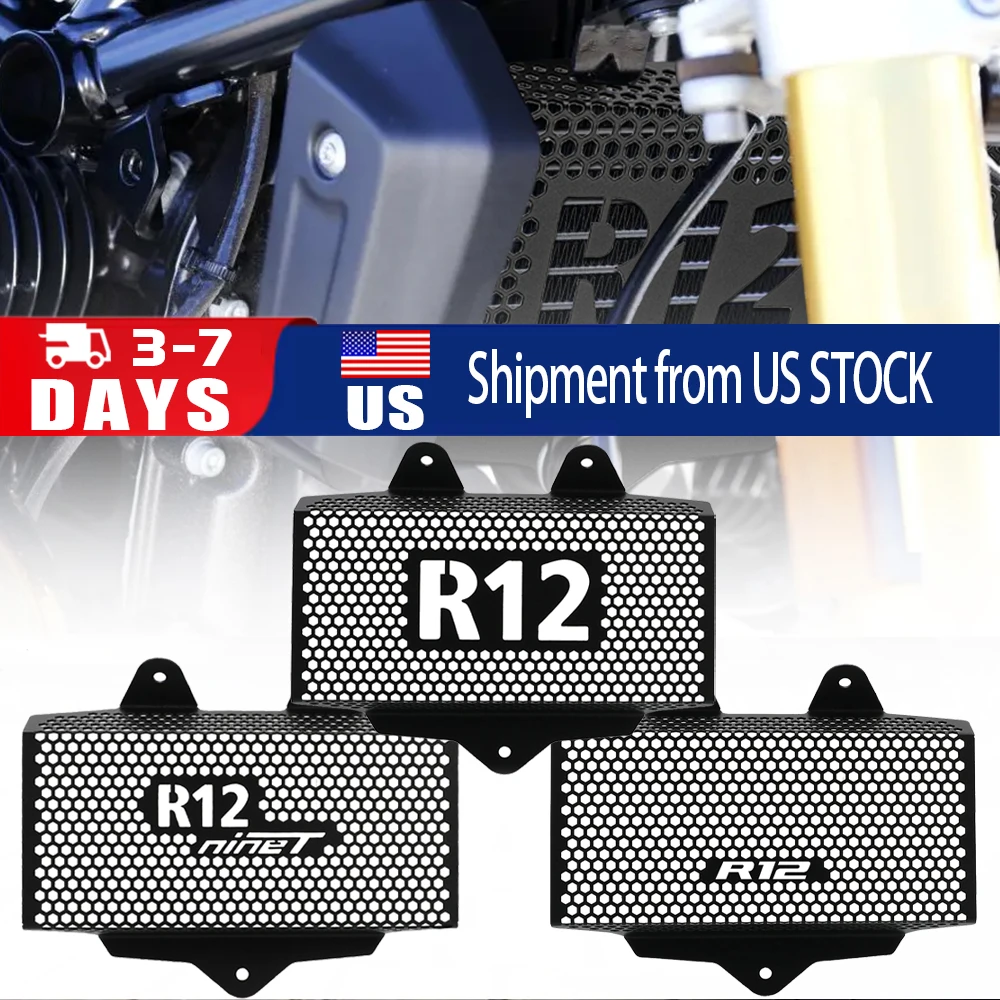 

ДЛЯ BMW R12 NineT 2024 2025 2026 Мотоцикл R 12 NineT Решетка радиатора Защитная крышка Решетка масляного радиатора Защитные аксессуары