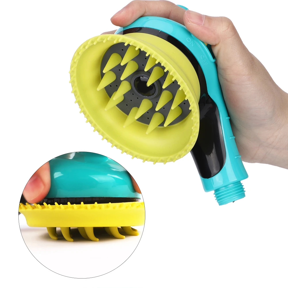 Pet Shower Head Bath Brush Dog Cat Bath Comb Pet Toiletries Accessories Sprinkler Wash Dog Shower Pet Bath Tool