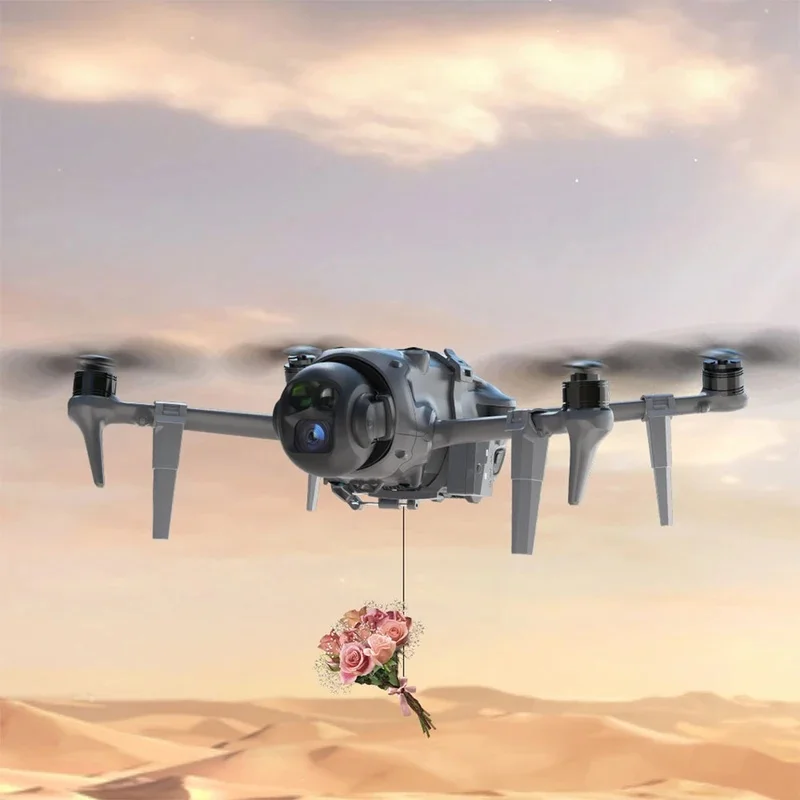 For DJI Mavic 4 Pro Payload Airdrop System with Landing Gear Airdrop Thrower System Air Dropping System Transporting Accessories