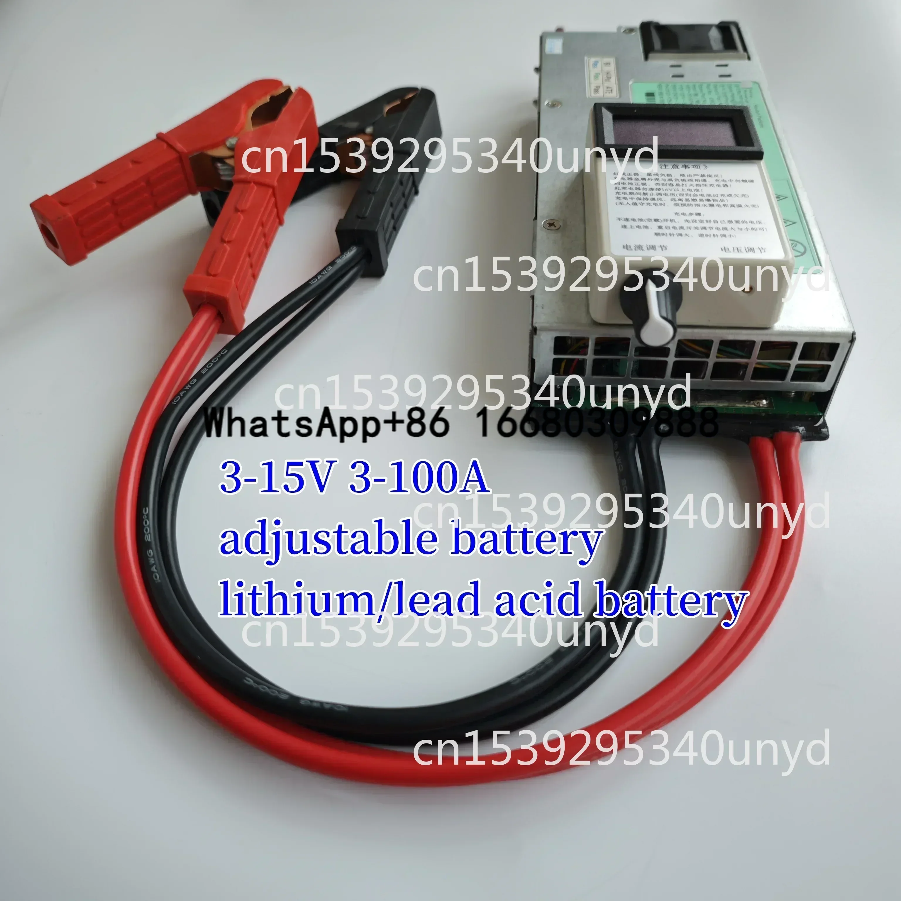 

3-15V 3-100A 12V 100A Adjustable Charger 14.6V 100A 12.6v 100A Lithium Polymer For Lithium Ion Battery Lead Acid Battery