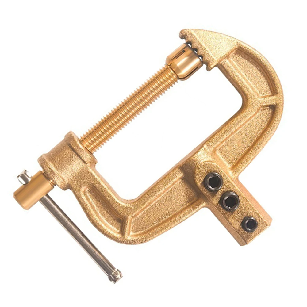 WeldinFor G For Ground For Clamp 800A Brass Material For Compatible with For G-Shape For Clamp and For C-For Clamp Fixtures