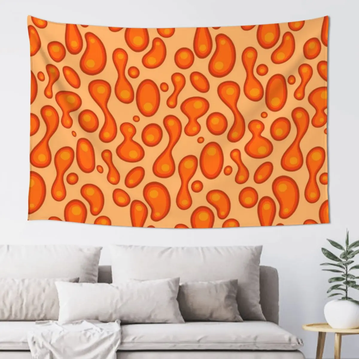 

70s lava lamp Tapestry Hanging Wall Nordic Home Decor Decoration For Rooms Tapestry