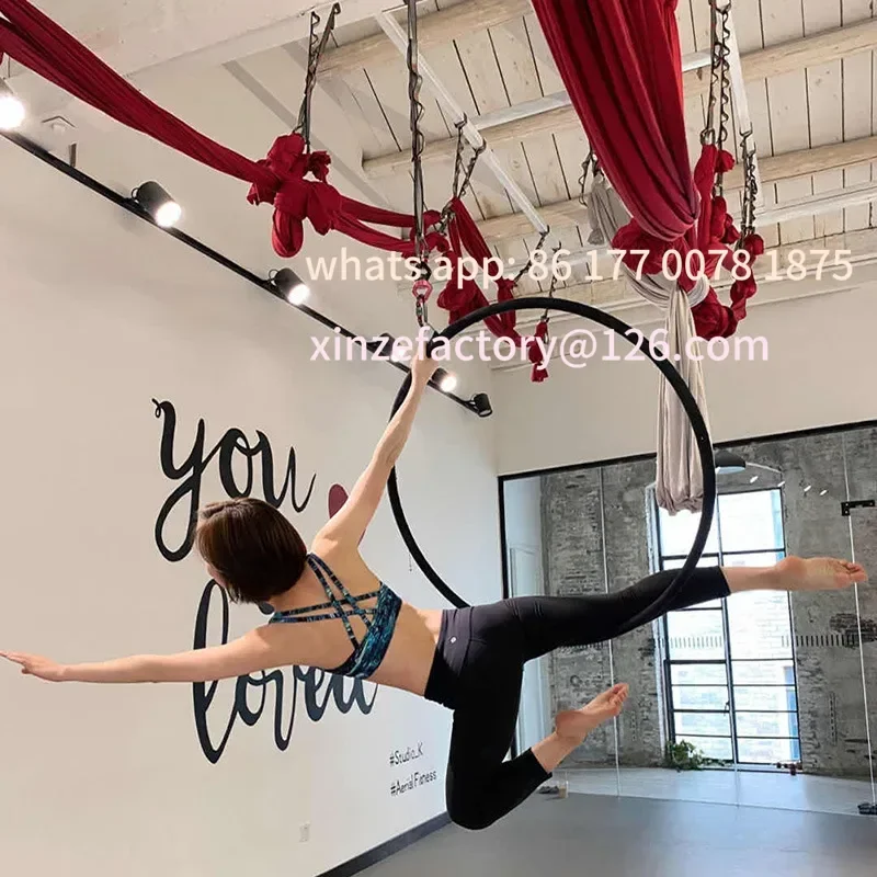 

Customizable Aerial Yoga Rotating Ring High-altitude Dance Fitness equipment