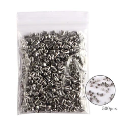 500pcs Four Claw Silver Rivets Stainless Steel DIY Crafts  For Cloth  Garment  Beads Machine Accessories  J0210