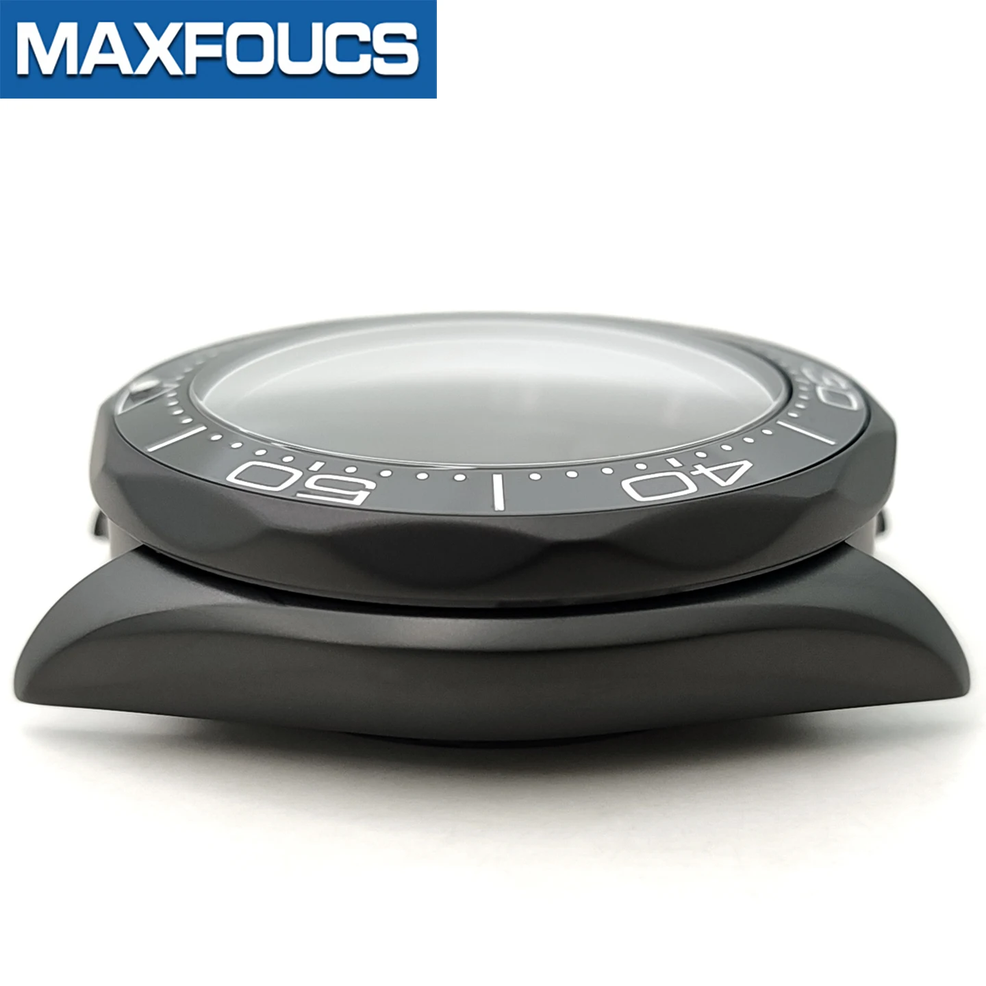 Sea/Master SKX 3.8 Uhrengehäuse-Set, schwarz matt, passend für NH35/NH36/NH34 MOD-Uhrengehäuse, Teile, Saphirkrone, individuelles Zubehör – Detail 13