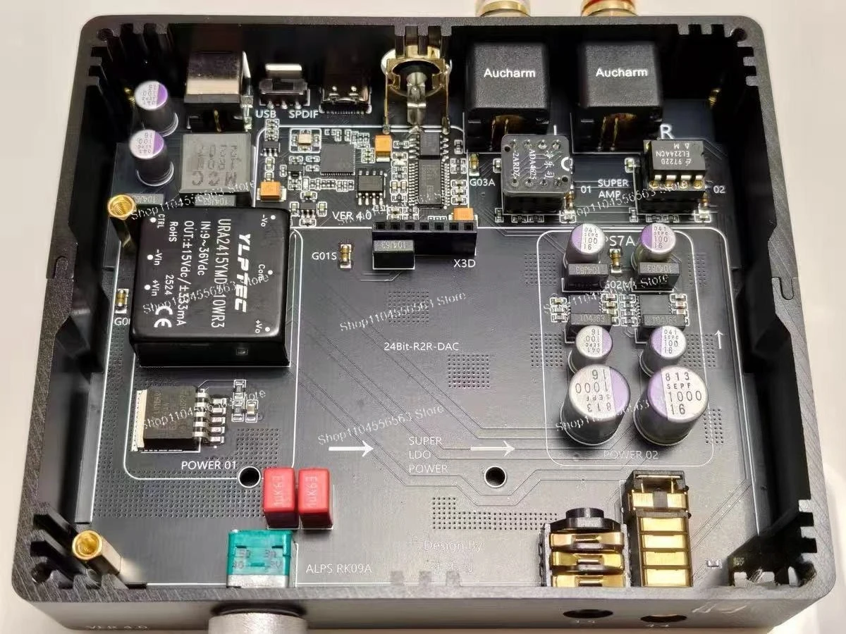 ​ ​ وحدة فك ترميز سلم DAC الأصلية R2R الإصدار 4 - مدخل محوري/USB Type-C/AES وإخراج متوازن RCA/3.5 مم/4.4 مم ​ ​