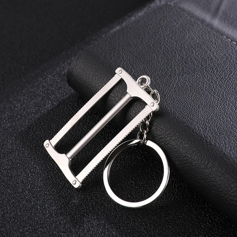 Bottle Opener Stylish Metal Functional Novelty Keychain Key Tool Must-have Wrench Versatile Silver Portable Keychain Convenient