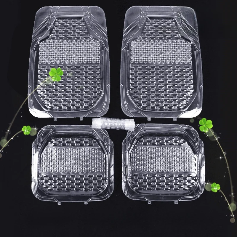 Thickened Soft Rubber Car Mat Transparent Anti-Slip Universal Environmental Protection Plastic PVC Waterproof Latex Floor Mat...
