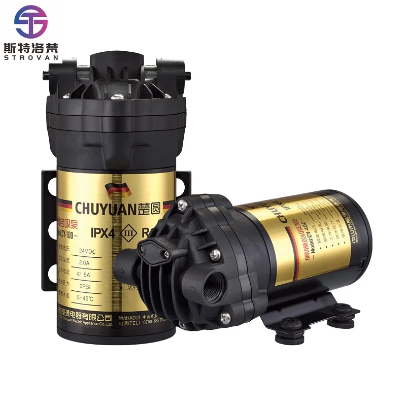 

STLF Wholesale Customized 24V Electric Booster Pump High-Pressure 100GPD Ro Pump for RO Plant 100 Gallon Per Day