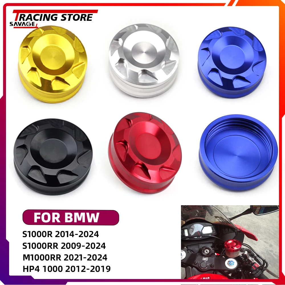 

2024 For BMW S1000R S1000RR M1000RR HP4 1000 Motorycle Front Brake Master Cylinder Reservoir Cap Oil Fluid Reservoir Cover S1000