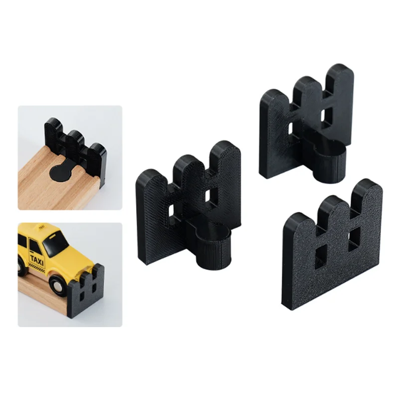 Accessori per binario del treno in legno 28 pezzi Connettore per binario in legno Binario flessibile compatibile con tutte le principali marche Binario del treno in legno