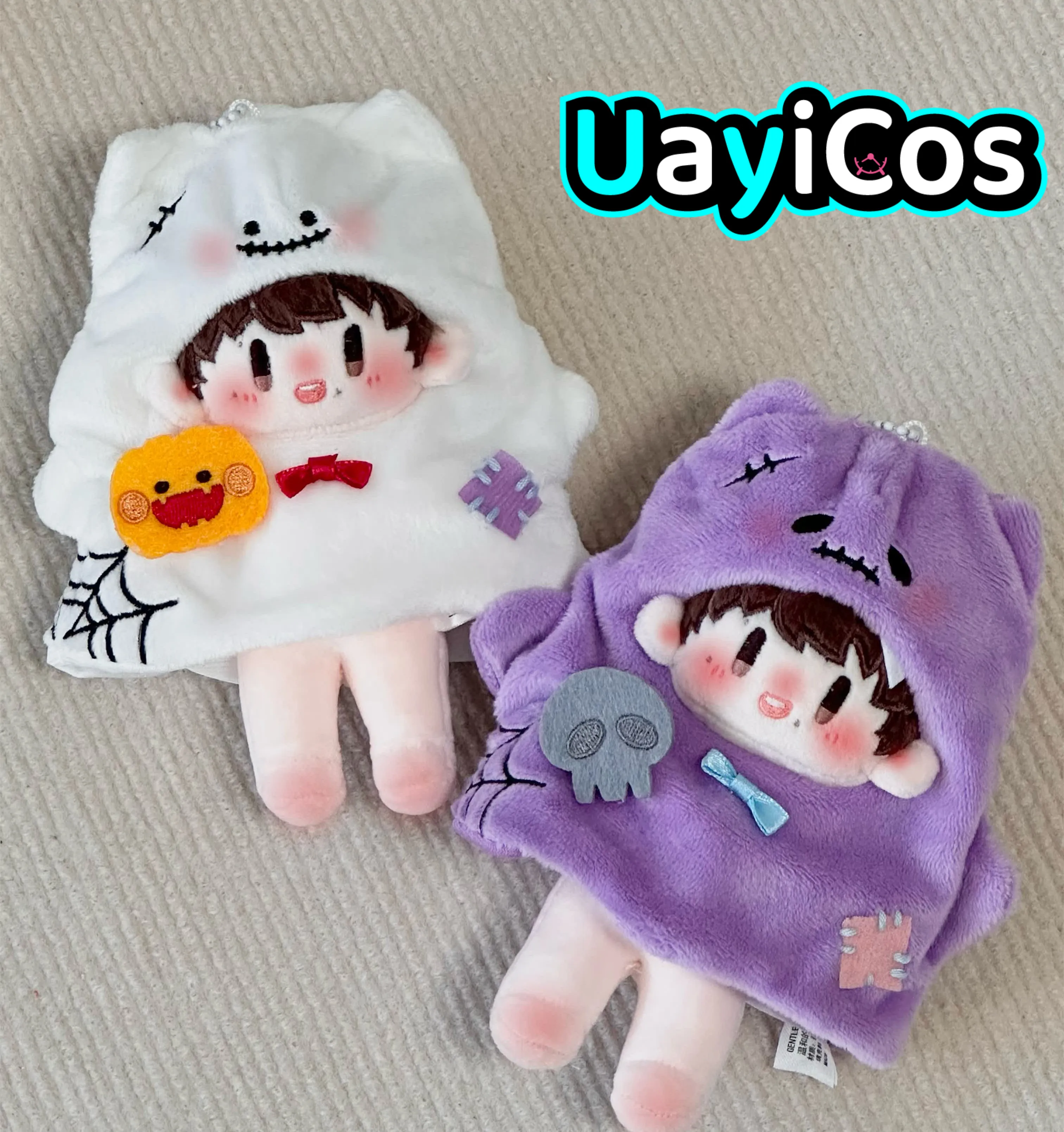 In Stock 10cm 15cm Doll Clothes Little Ghost Suit Costume Suit Doll Accessories Anime Game Toy Gifts Cosplay