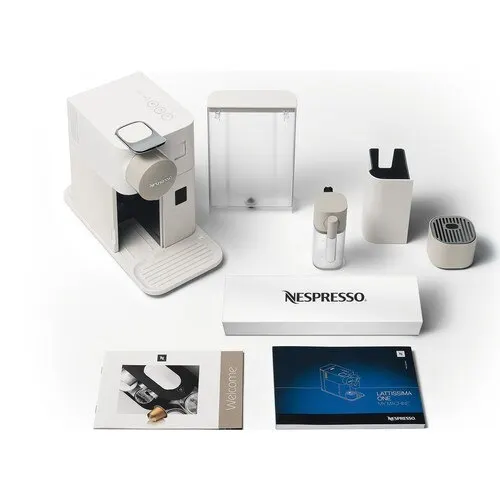 Nespresso F111 Lattissima White Coffee Machine-Coffee Core machine, Capsule machine, Long, Cappuccino, latte Macchiato Coffee