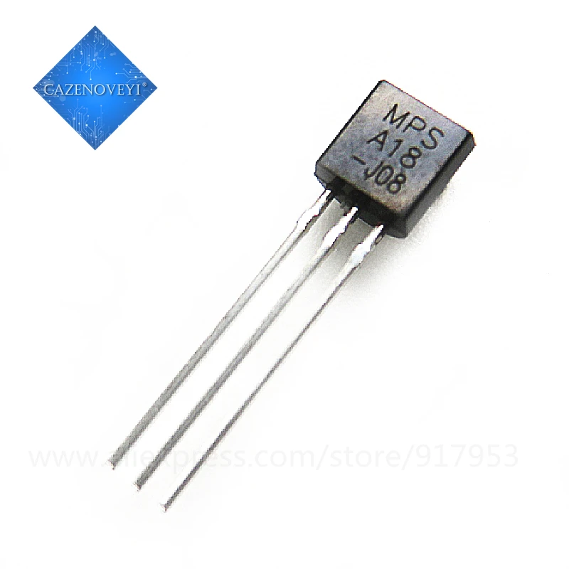 50pcs/lot MPSA18 A18 TO-92 Bipolar Transistors - BJT 200mA 45V In Stock