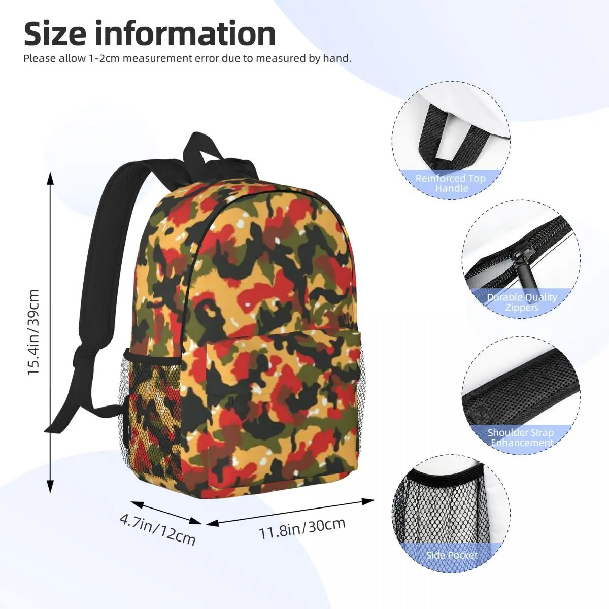 Alpenflage TAZ 83 mochilas para adolescentes, mochila escolar informal para estudiantes, mochila para portátil, bolso de hombro de gran capacidad