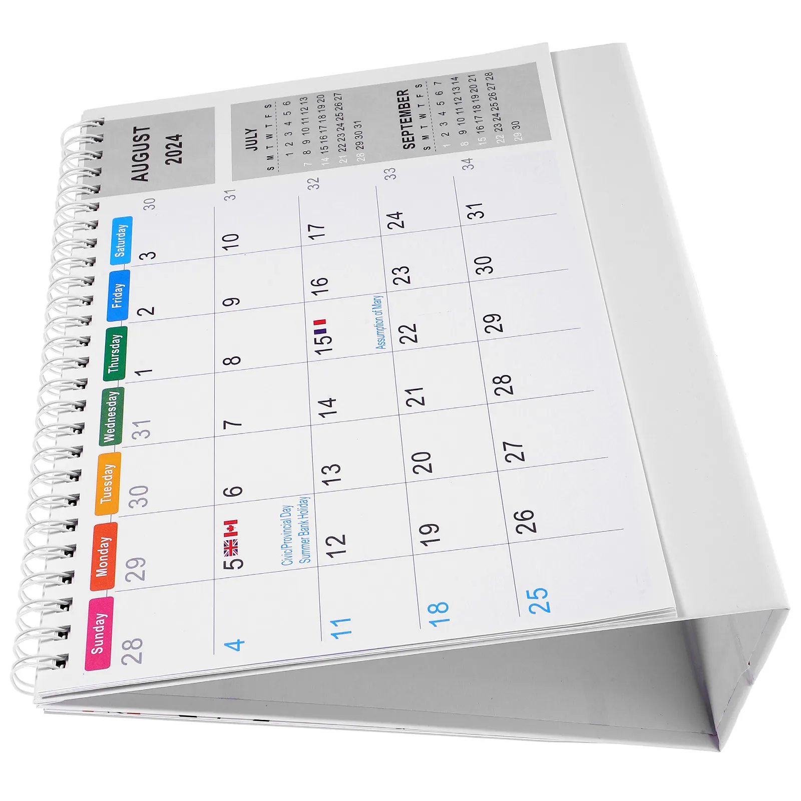 

Fashionable Desk Calendar Reliable Material Fine Workmanship Standing Office Calendar for Home Office Use Daily Task Tracker