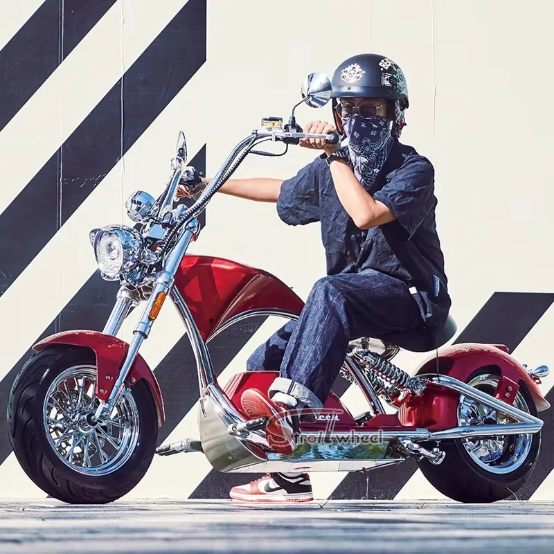 EEC Citycoco 4000W Removable Lithium Battery Electric Chopper Electronic Unisex 40AH Battery Electronic Scooter