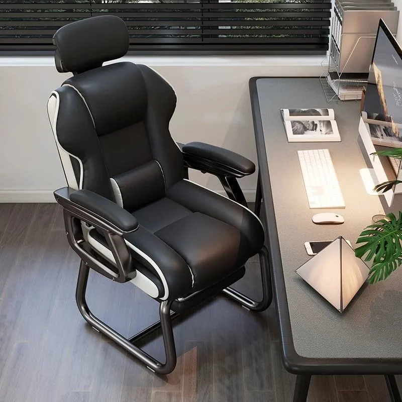 Home Office Chair With Massage Weird Furniture Chaise Bureau De Travail Single Recliner Computer Chair for Bedroom Homcom Kanu