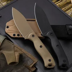 BK 19 Tactical Fixed Blade Knife Nylon Fiberglass Handle Wilderness Hunting Survival Knife Outdoor Camping Tools Kydex Sheath