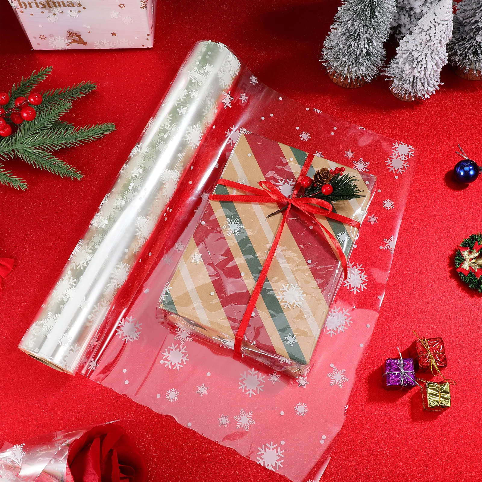 3000x80cm Heavy Duty Cellophan - Cellophane Wrap Clear 评论和价格