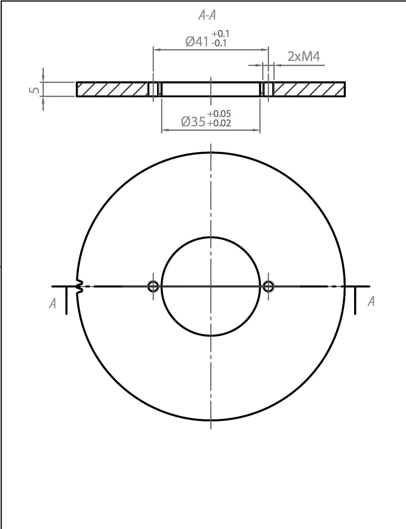 customized Mod 0.5 200Teeth Thick 5mm bore 35mm Straight Teeth 45# steel positive gear