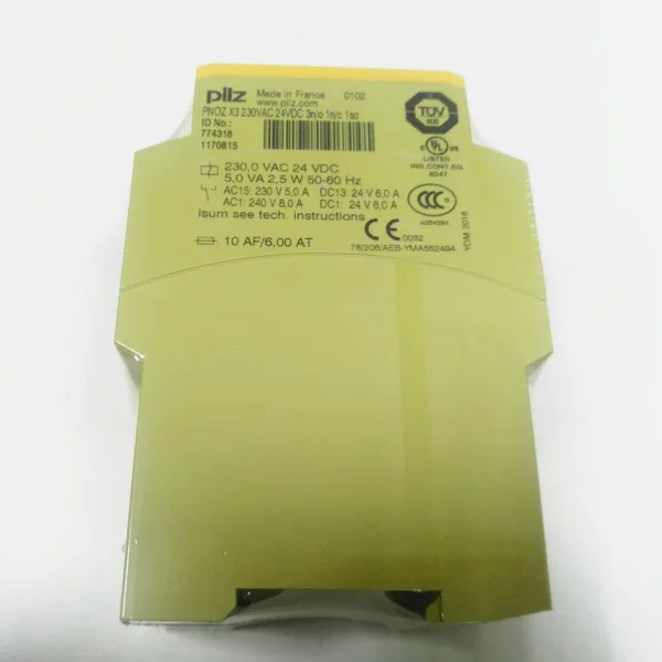 

2026 A Pze X4v 05/24vdc 4n/o Fix 774580 Safety Relay New Brand Original Spot Plc